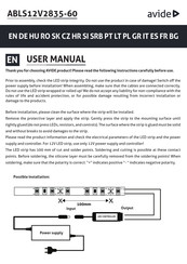 avide ABLS12V2835-60 Manual De Usuario