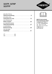 MESTO 3237FP Manual De Instrucciones