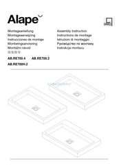 Alape AB.RE700H.2 Instrucciones De Montaje