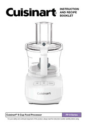 Cuisinart FP-9 Serie Manual De Instrucciones Y Libro De Recetas