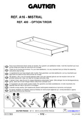 Gautier 400 Instrucciones De Montaje