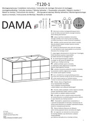 lcmobili DAMA T120-1 Instrucciones De Montaje