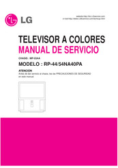 LG RP-54NA40PA Manual De Servicio