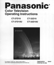 Panasonic CT-32D10U Instrucciones De Operación