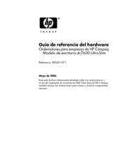 HP 383421-071 Guía De Referencia Del Hardware