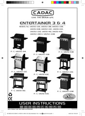 Cadac ENTERTAINER 4 Instrucciones Para El Usuario