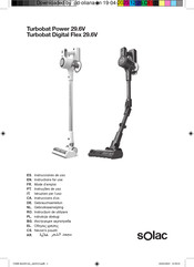 SOLAC Turbobat Digital Flex 29.6V Instrucciones De Uso