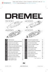 Dremel F0134250JF Traducción De Las Instrucciones Originales