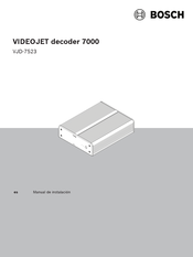 Bosch VJD-7523 Manual De Instalación