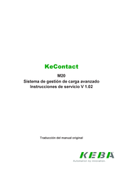 Keba KeContact M20 Instrucciones De Servicio