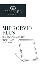 Project E Beauty MIRRORVIO PLUS PE735 Manual De Usuario