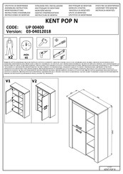 Forma Ideale KENT POP N UP 00400 Instrucciones De Montaje