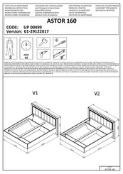 Forma Ideale ASTOR 160 UP 00499 Instrucciones De Montaje