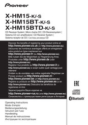 Pioneer X-HM15BT-K Manual De Instrucciones