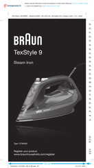 Braun TexStyle 9 SI 9188 BK Folleto De Instrucciones