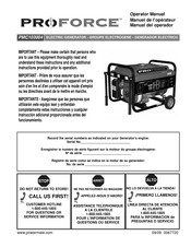 Powermate PROFORCE PMC103004 Manual Del Operador