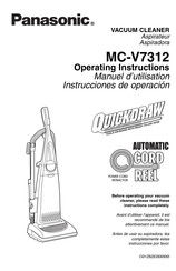 Panasonic Quickdraw MC-V7312 Instrucciones De Operación