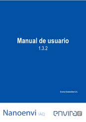 Envira IOT Nanoenvi IAQ Manual De Usuario