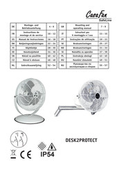 Casa Fan SafeLine DESK2PROTECT Manual De Instrucciones