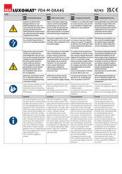 B.E.G. 92743 Manual De Instrucciones