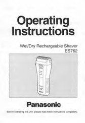 Panasonic ES726 Instrucciones De Funcionamiento