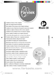 Far Tools Farelek Miami 30 Manual Del Usuario