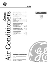 GE AGQ18 Manual Del Propietario E Instrucciones De Instalación