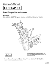 Craftsman 536.886180 Manual Del Operador