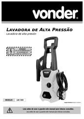 vonder LAV 1600 Manual De Instrucciones