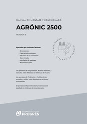 Progress AGRONIC 2500 Manual De Montaje