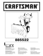 Craftsman 885522 Manual De Las Instrucciones