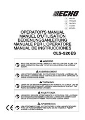 Echo CLS-520ES Manual De Instrucciones