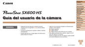 Canon PowerShot SX600 HS Guia Del Usuario