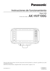 Panasonic AK-HVF100GJ Instrucciones De Funcionamiento