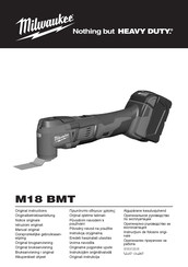 Milwaukee M18 BMT Manual Original