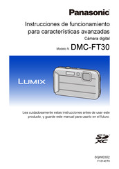 Panasonic Lumix DMC-FT30 Instrucciones De Funcionamiento Para Características Avanzadas