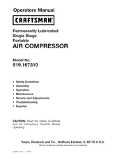 Craftsman 919.167310 Manual Del Operador