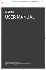 Samsung UE65TU7025KXXC Manual Del Usuario