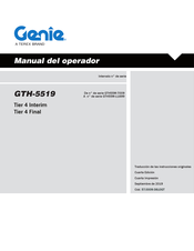 Terex GENIE GTH-5519 Manual Del Operador