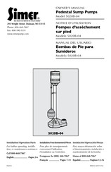 Simer 5020B-04 Manual Del Usuario