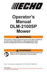Echo DLM-2100SPBT Manual Del Operador
