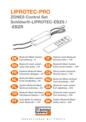 Schluter LIPROTEC-EBZR Instrucciones Breves