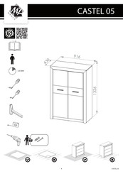 ML MEBLE CASTEL 05 Instrucciones De Montaje