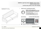 Dorel Home Products CosmoLiving Liberty Instrucciones De Montaje