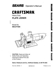 Craftsman 900.277300 Manual De Instrucciones