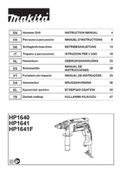 Makita HP1640 Manual De Instrucciones