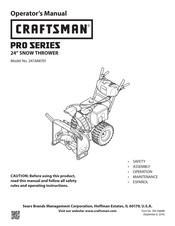 Craftsman Pro 247.888701 Manual De Instrucciones