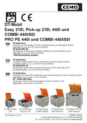 CEMO DT-Mobil Easy COMBI 440/50l Manual De Instrucciones