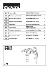 Makita HP1631KX2 Manual De Instrucciones