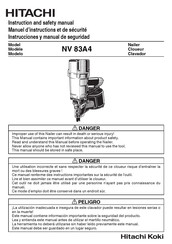 Hitachi NV 83A4 Instrucciones Y Manual De Seguridad